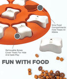 Outward Hound Nina Ottosson Dog Smart Orange Interactive Treat Puzzle Dog Toy - dspetstore.com
