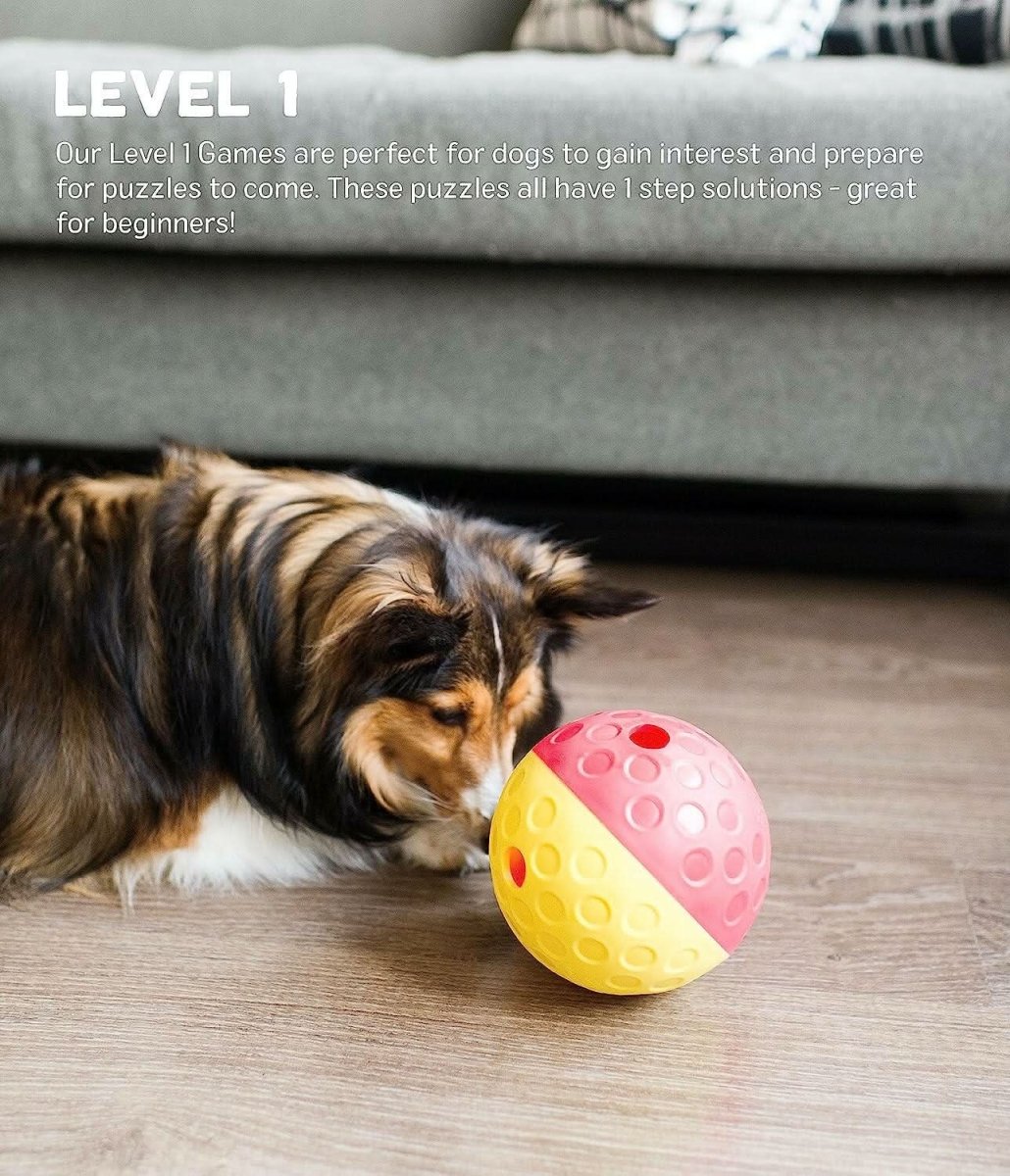 Outward Hound Nina Ottosson Treat Tumble Red Interactive Treat - Dispensing Puzzle Dog Toy, Large - dspetstore.com