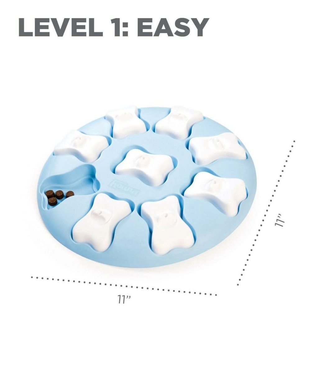 Outward Hound Puppy Smart Interactive Puzzle Toy – Blue, 1 Unit - dspetstore.com