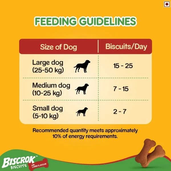 Pedigree Biscrok Lamb Flavour Dog Biscuits - dspetstore.com