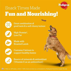 Pedigree Roasted Lamb Jerky Dog Treat - dspetstore.com