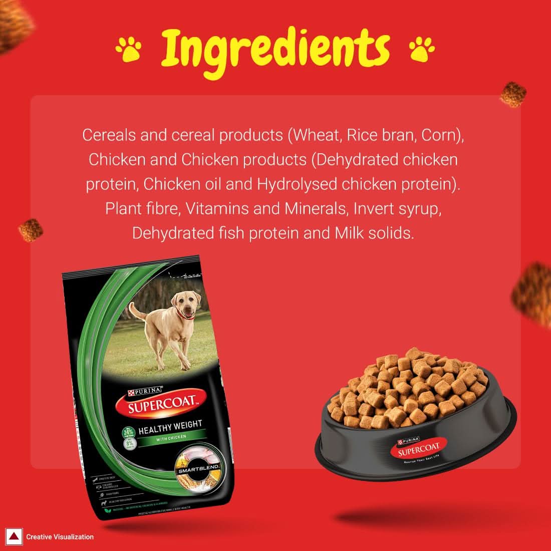 Purina SuperCoat Adult Healthy Weight Dog Dry Food – 3kg - dspetstore.com