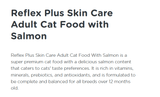 Reflex Plus Skin Care Adult Cat Food with Salmon (1.5kg) - dspetstore.com