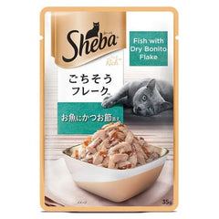 Sheba Wet Cat Food Fish with Dry Bonito Flake - dspetstore.com