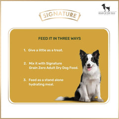Signature Grain Zero Chicken Chunks Gravy Adult Dog Wet Food — 150 g - dspetstore.com