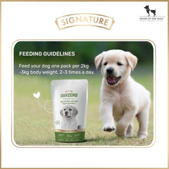 Signature Grain Zero Chicken Chunks Gravy Puppy Dog Wet Food — 150 g - dspetstore.com