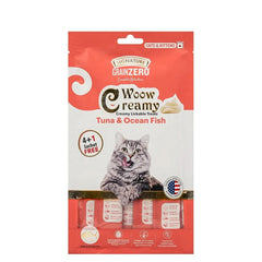 Signature Grain Zero Woow Creamy Tuna & Ocean Fish Lickable Treats for Cat & Kitten – 75 g - dspetstore.com