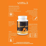 Venttura Nutri+ Pro Multi - Vitamin for Dogs – 60 Chewables - dspetstore.com