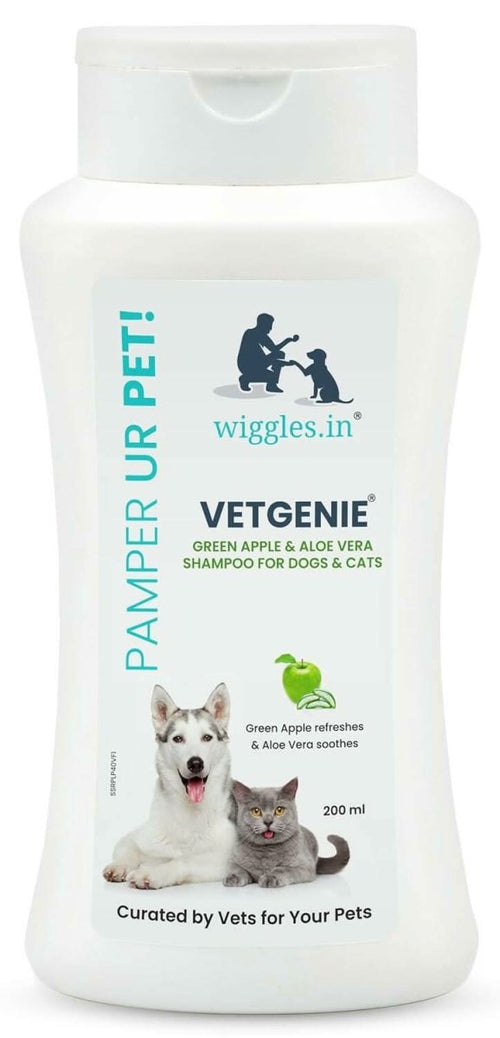Vetgenie Shampoo for Dogs & Cats (All Breeds) – 200ml - dspetstore.com