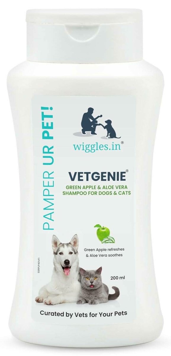 Vetgenie Shampoo for Dogs & Cats (All Breeds) – 200ml - dspetstore.com