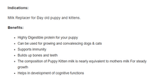 Vetina Puppy & Kitten Milk Replacer Powder - dspetstore.com