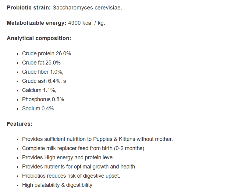 Vetina Puppy & Kitten Milk Replacer Powder - dspetstore.com