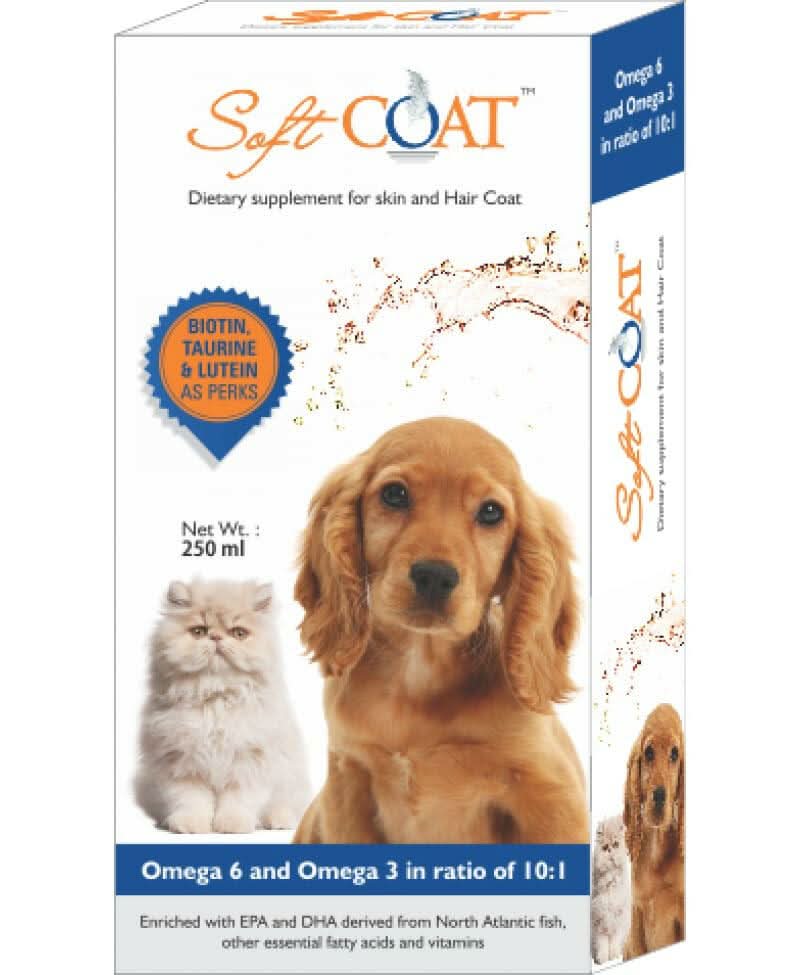 Vetina Soft Coat Syrup for Dogs and Cats (250ml) - dspetstore.com