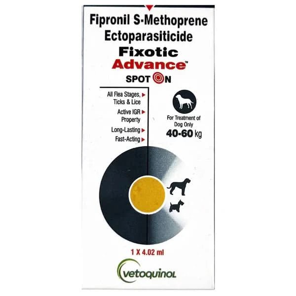 Vetoquinol Fixotic Advance (Fipronil) Tick & Flea Control Spot On for Dogs - dspetstore.com