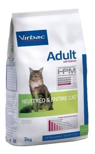 Virbac HPM Adult Salmon Neutered And Entire Cat Food - dspetstore.com