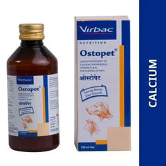 Virbac Ostopet Calcium Supplement Syrup for Dogs and Cats - dspetstore.com