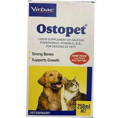 Virbac Ostopet Calcium Supplement Syrup for Dogs and Cats - dspetstore.com