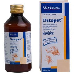 Virbac Ostopet Calcium Supplement Syrup for Dogs and Cats - dspetstore.com