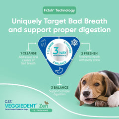 Virbac Veggiedent Dental Chew For Small Dogs - dspetstore.com