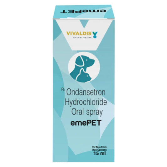 Vivaldis Emepet Oral Spray (Ondansetron) for Dogs & Cats (15ml) - dspetstore.com