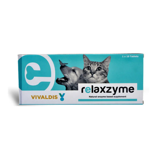 Vivaldis Relaxzyme Tablet For Small Dogs and Cats - dspetstore.com