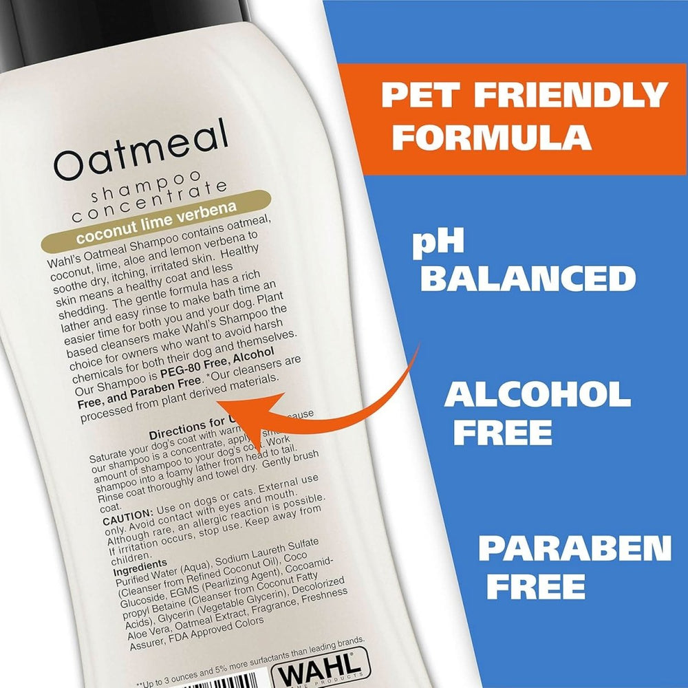 Wahl Oatmeal Shampoo for Dogs - dspetstore.com