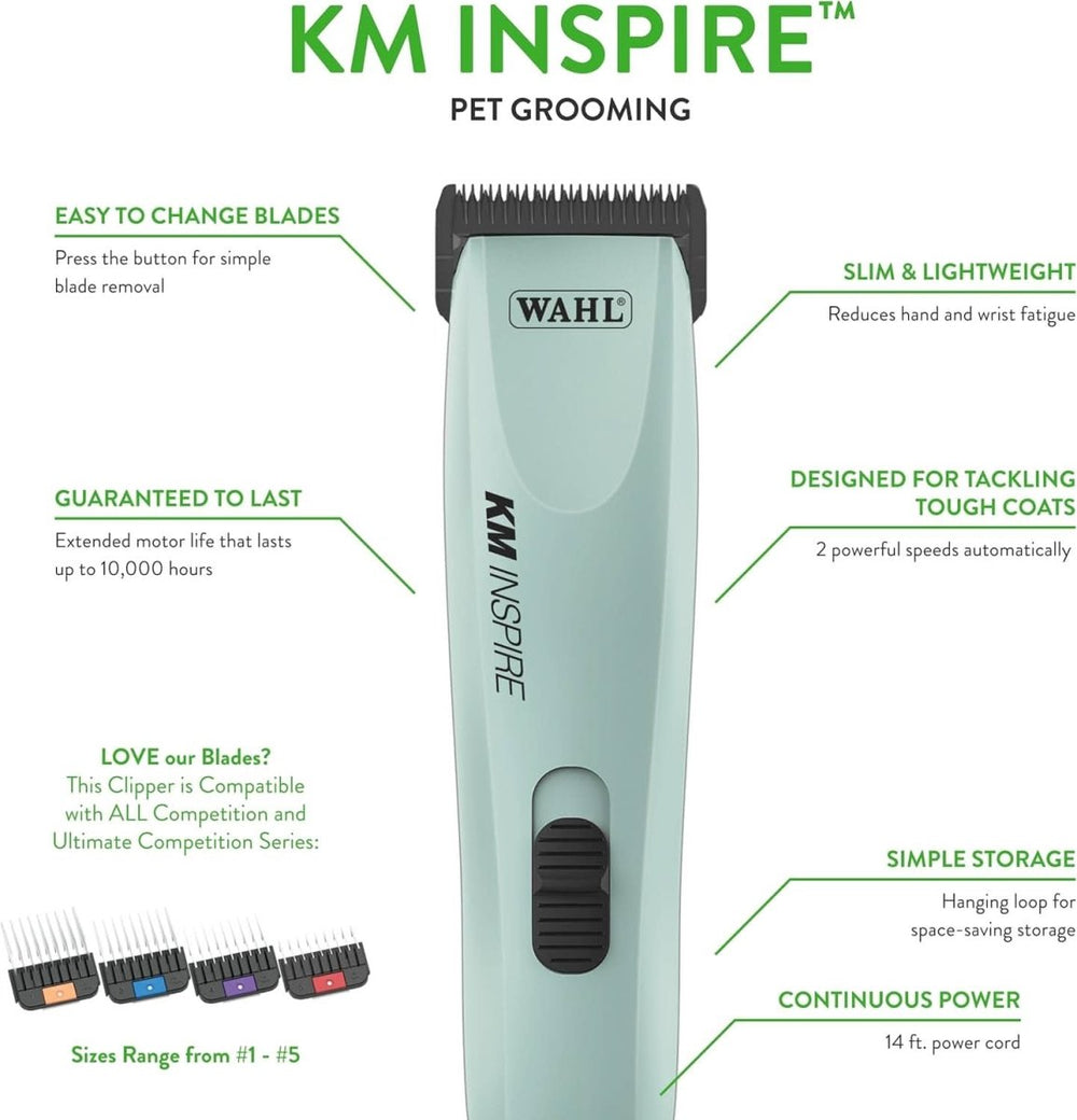WAHL Pro Animal KM Inspire Grooming Clippers - dspetstore.com