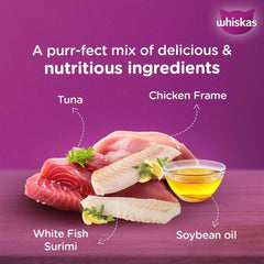 Whiskas Tuna & White Fish Cat Wet Food - dspetstore.com