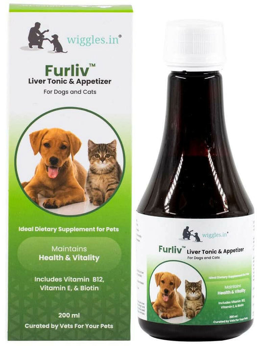 Wiggles Furliv Liver Support Tonic for Pets – 200 ml - dspetstore.com