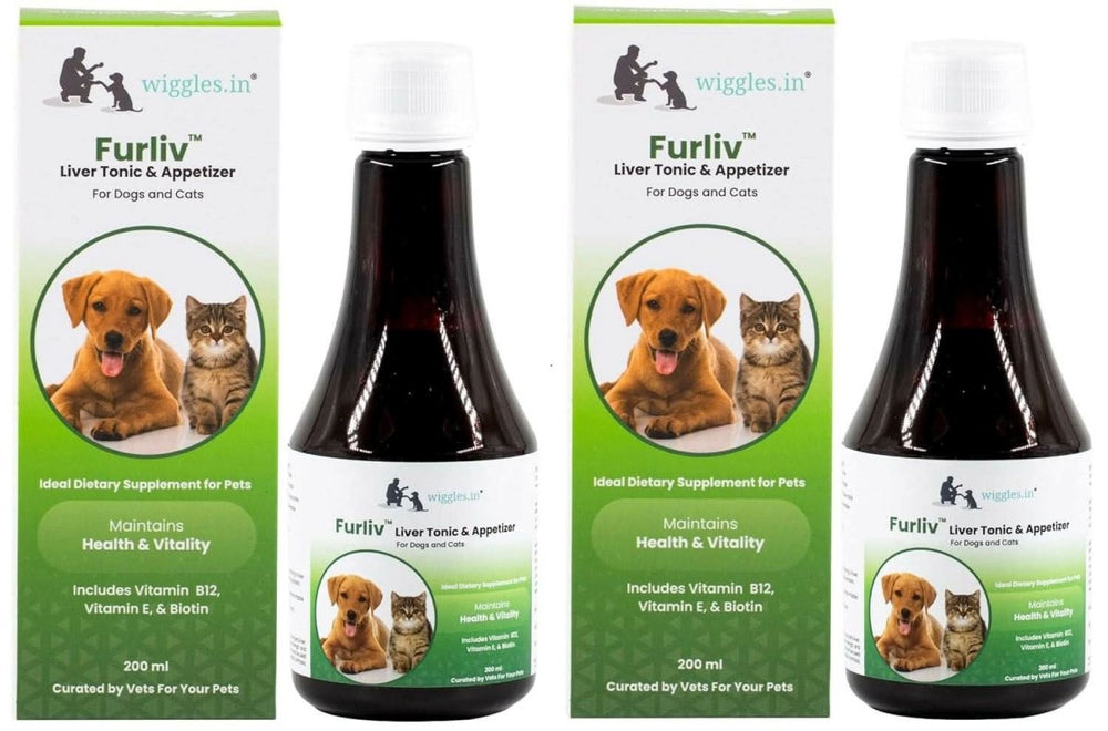 Wiggles Furliv Liver Support Tonic for Pets – 200 ml - dspetstore.com