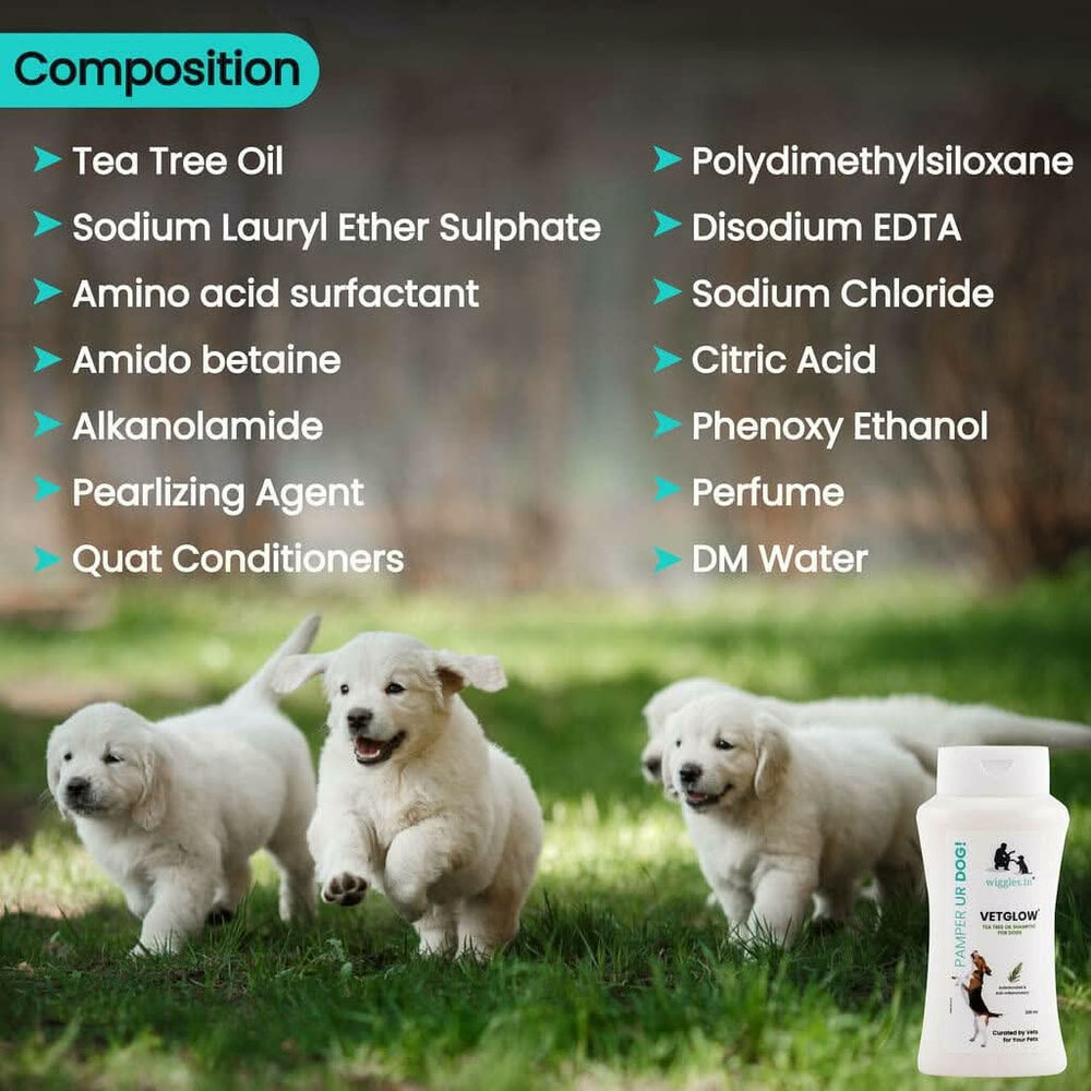 Wiggles Vetglow Dog Shampoo – 200ml - dspetstore.com