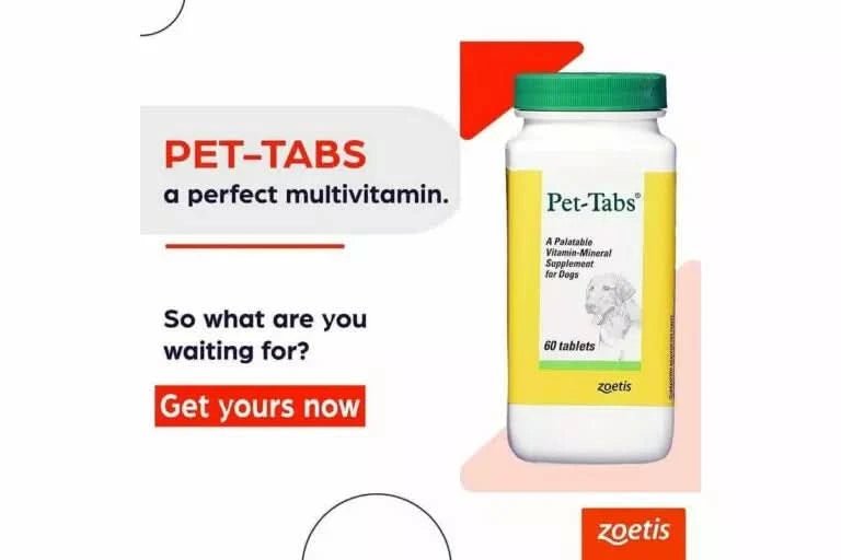 Zoetis Pet Tabs Vitamin Supplement - 60 Count - dspetstore.com