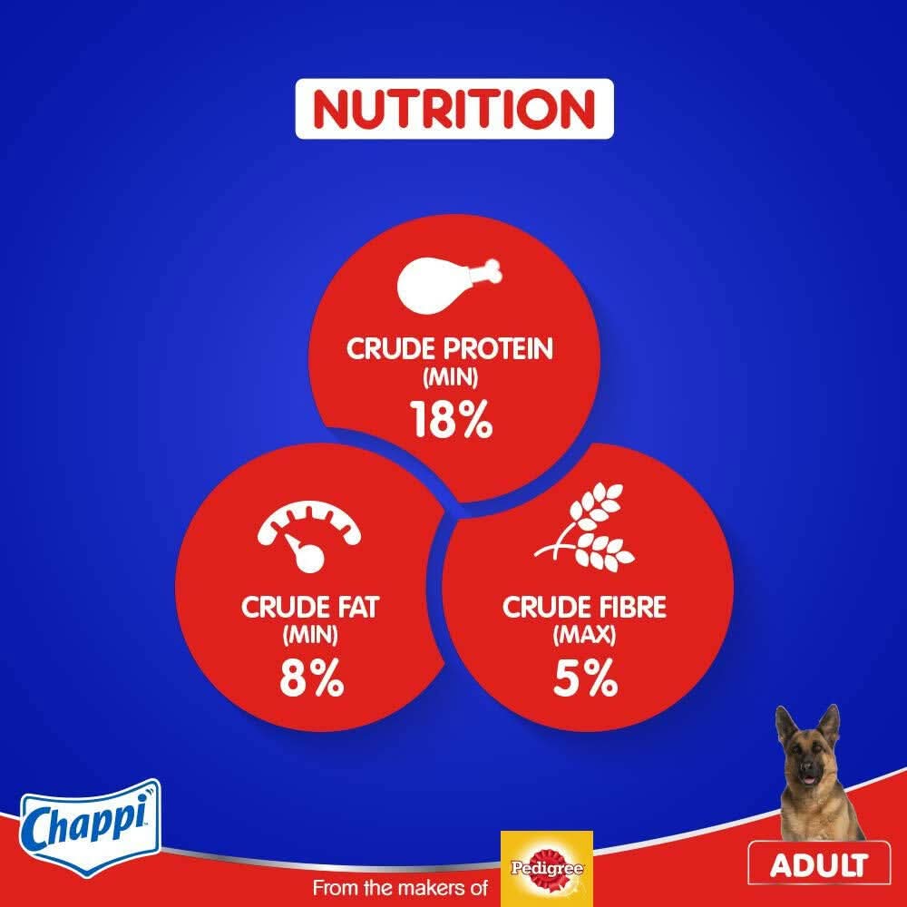 Chappi Adult Dry Dog Food, Chicken & Rice - dspetstore.com