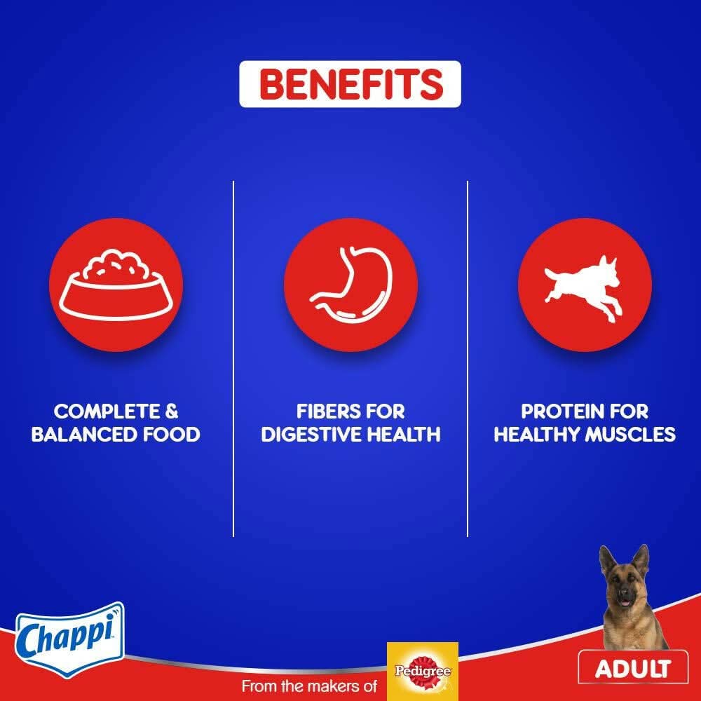 Chappi Adult Dry Dog Food, Chicken & Rice - dspetstore.com