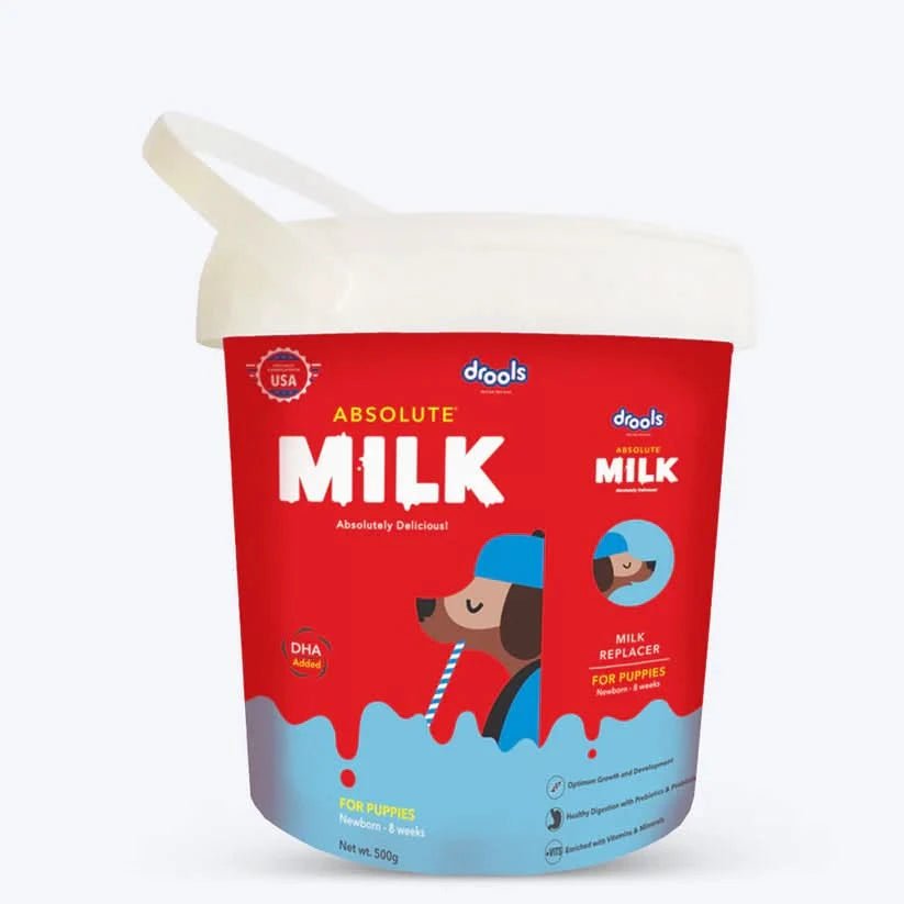 Drools Absolute Milk for Newborn Puppies - 500g - dspetstore.com