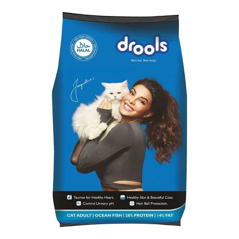 Drools Adult Cat Food Dry Ocean Fish Flavour - dspetstore.com