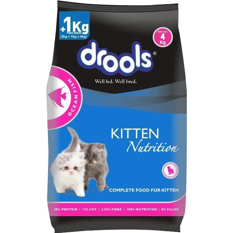 Drools Kitten Food Dry Ocean Fish - dspetstore.com