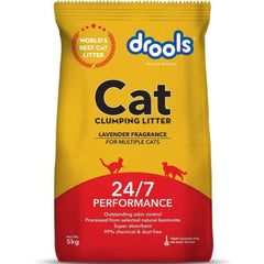 Drools Lavender Scented Clumping Cat Litter - dspetstore.com