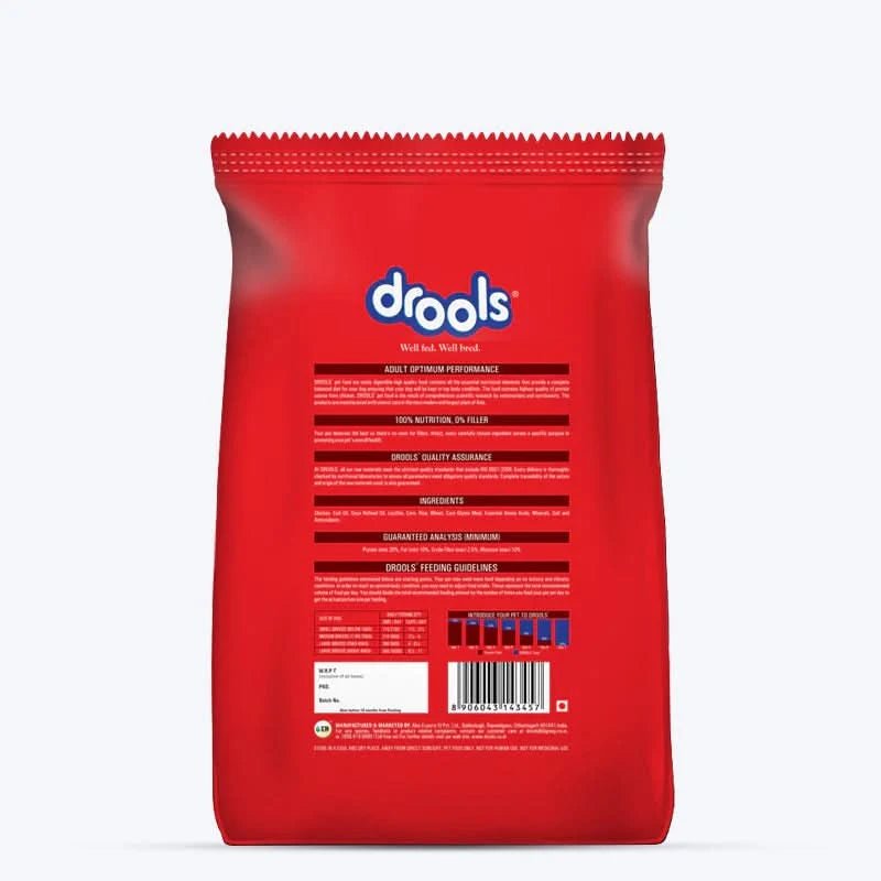 Drools Optimum Performance Adult Dog Food - dspetstore.com