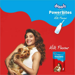 Drools Power Bites Milk Flavour Dog Treats 135 g - dspetstore.com