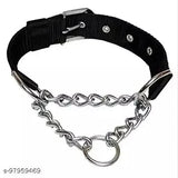Eagle Pet Product Dog Choke Collar Stainless Steel (Black, 1 Inch) - dspetstore.com
