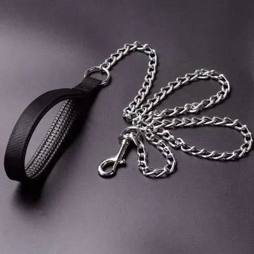 Eagle Pet Products Heavy Duty Metal Dog Leash with Handle for Small & Medium Size Dogs - dspetstore.com