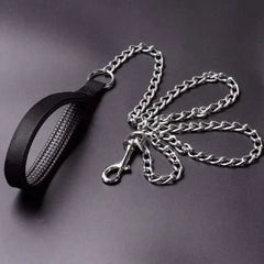 Eagle Pet Products Heavy Duty Metal Dog Leash with Handle for Small & Medium Size Dogs - dspetstore.com