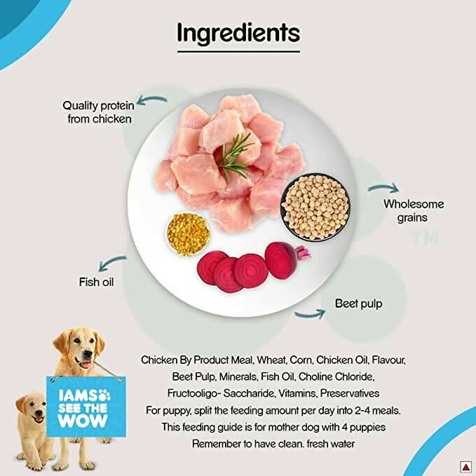 IAMS Premium Mother & Baby Dry Dog Food with Chicken - dspetstore.com