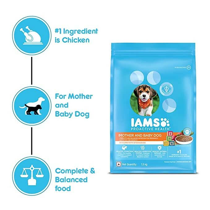 IAMS Premium Mother & Baby Dry Dog Food with Chicken - dspetstore.com