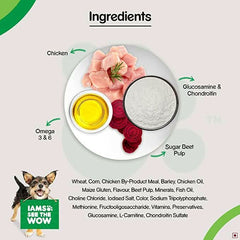 IAMS Proactive Health Small & Medium Breed Adult Dog Food - Chicken Dry Food - dspetstore.com