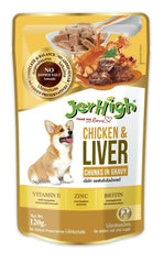 JerHigh Wet Dog Food - Chicken And Liver in Gravy - dspetstore.com