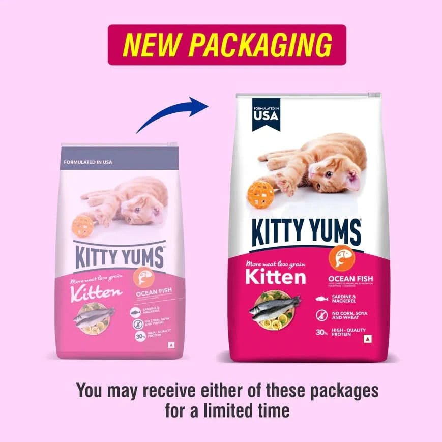 Kitty Yums Kitten Ocean Fish Food - dspetstore.com