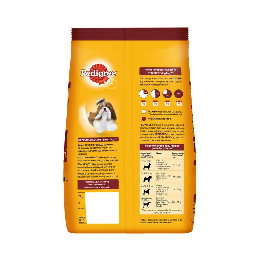 Pedigree Adult Small Dog Lamb Flavour - dspetstore.com
