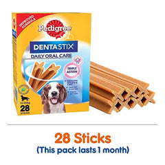 Pedigree Dentastix Oral Care for Medium Breed Dogs - dspetstore.com